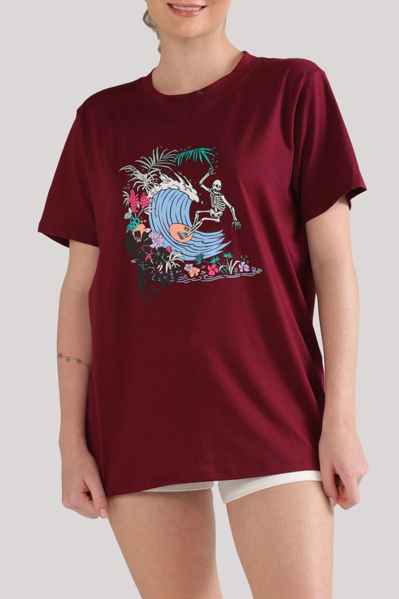 camiseta-mujer-vinotinto|Ropa-y-accesorios-para-playa|Surf|Oneill-Colombia