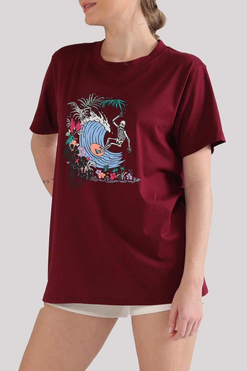 camiseta-mujer-vinotinto|Ropa-y-accesorios-para-playa|Surf|Oneill-Colombia