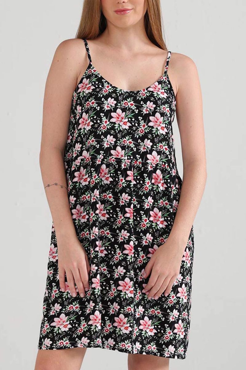 VESTIDO-CORTO-FLOWER-MUJER|Mujer-Ropa-de-playa-Vestidos