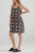 VESTIDO-CORTO-FLOWER-MUJER|Mujer-Ropa-de-playa-Vestidos