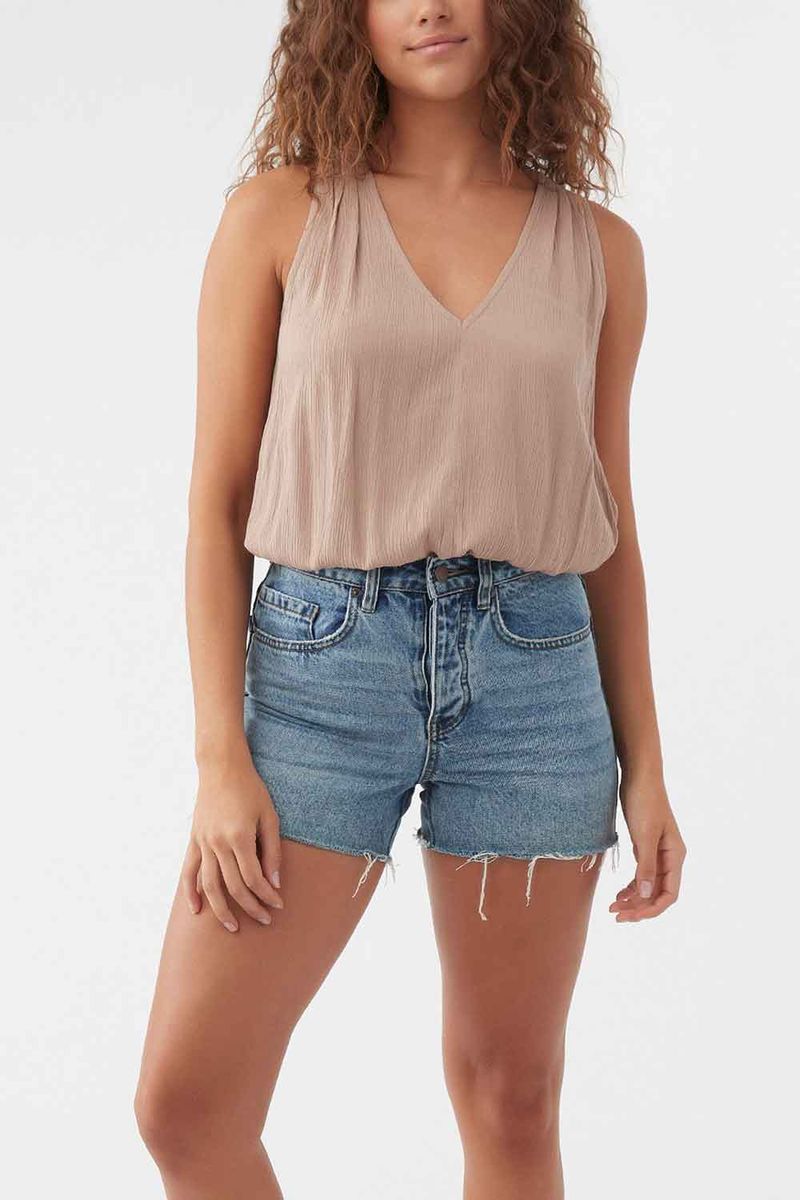 Camisa-Mujer-Cafe-claro|Ropa-y-accesorios-para-playa|Oneill-Colombia