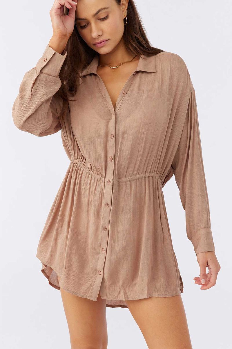 Vestidos-Mujer-Cafe-claro|Ropa-y-accesorios-para-playa|Oneill-Colombia