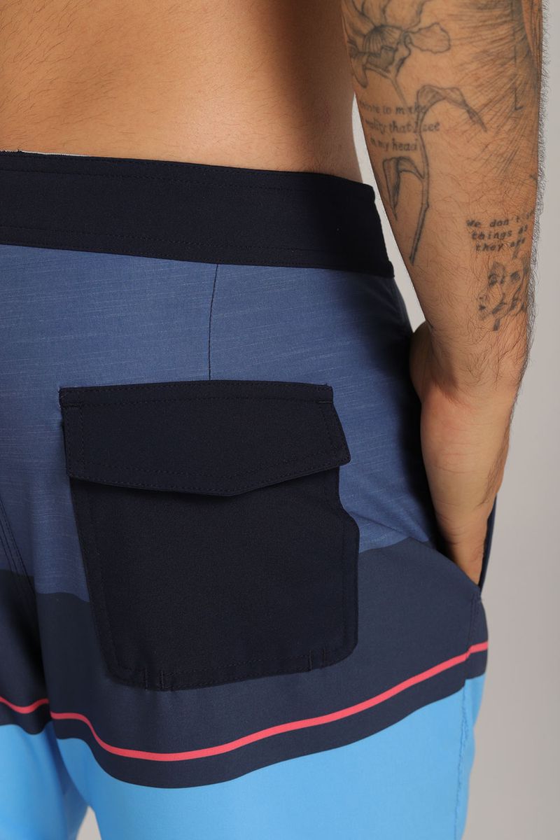 Pantaloneta Navy 19 Pulgadas Multicolor Hombre