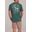 Camiseta Manga Corta Standard Fit Shuffle Verde Hombre