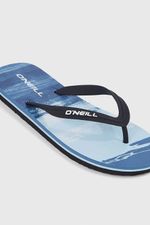 Sandalias Profile Graphic Azul Hombre