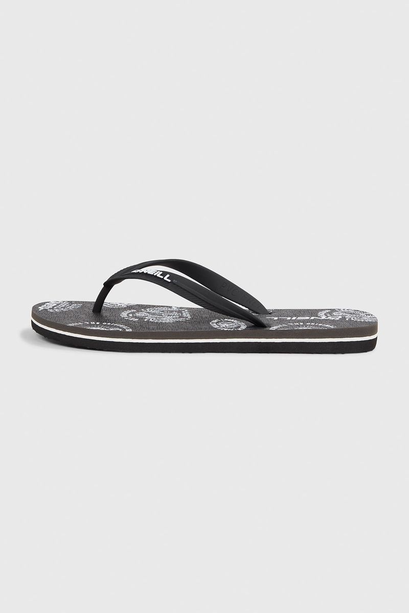 Sandalias Profile Graphic Negro Hombre