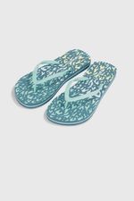 Sandalias Profile Graphic Animal Blurr Amarrillo Mujer