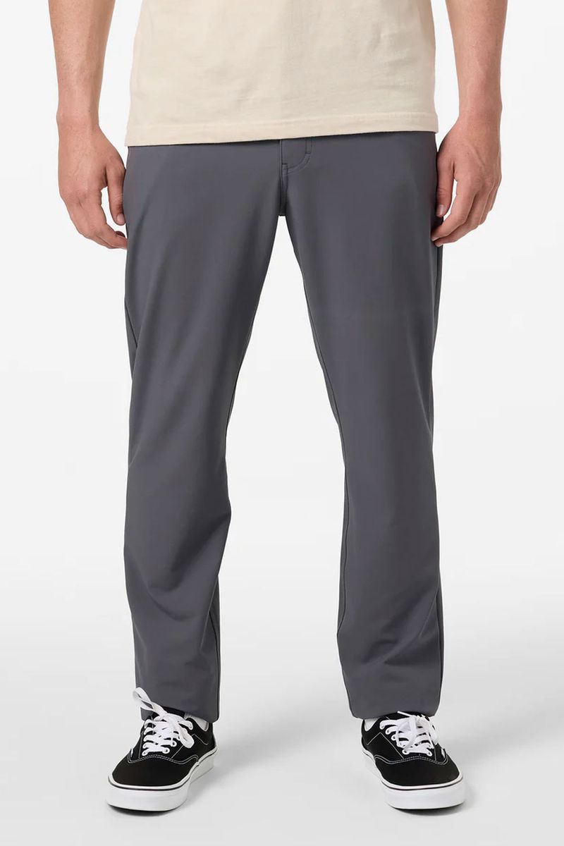 Pantalon Standard Fit Crossover 5 Pocket Hybrid Gris Hombre