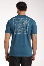 Camiseta Manga Corta Standard Fit Puzzle Pieces Azul Hombre