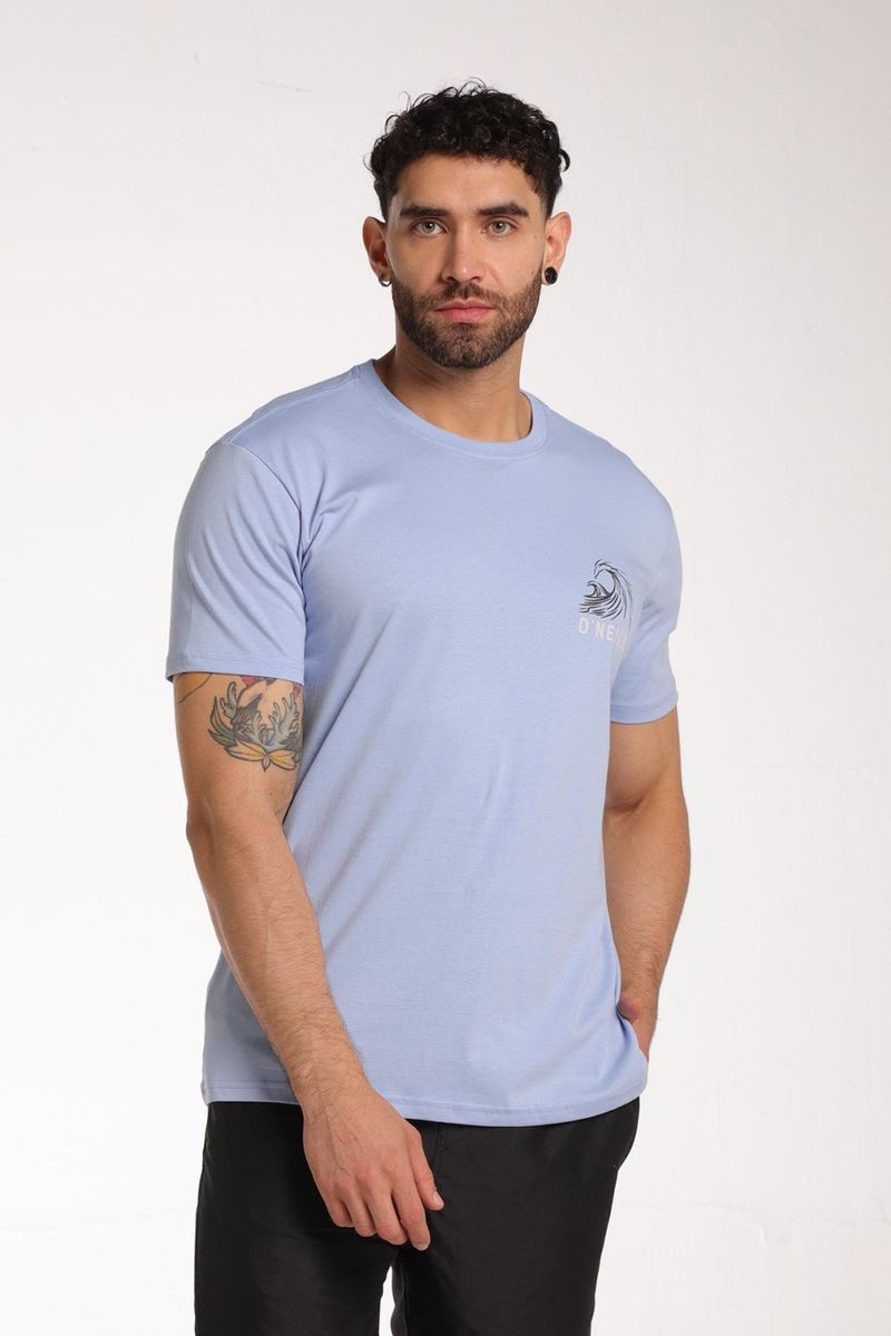 Camiseta Manga Corta Standard Fit The Breaks Azul Hombre