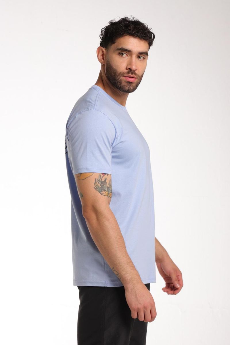Camiseta Manga Corta Standard Fit The Breaks Azul Hombre