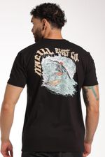 Camiseta Manga Corta Standard Fit Pump Negro Hombre