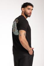 Camiseta Manga Corta Standard Fit Pump Negro Hombre