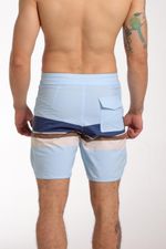 Pantaloneta Banzai Line Scallop 18 Pulgadas Multicolor Hombre