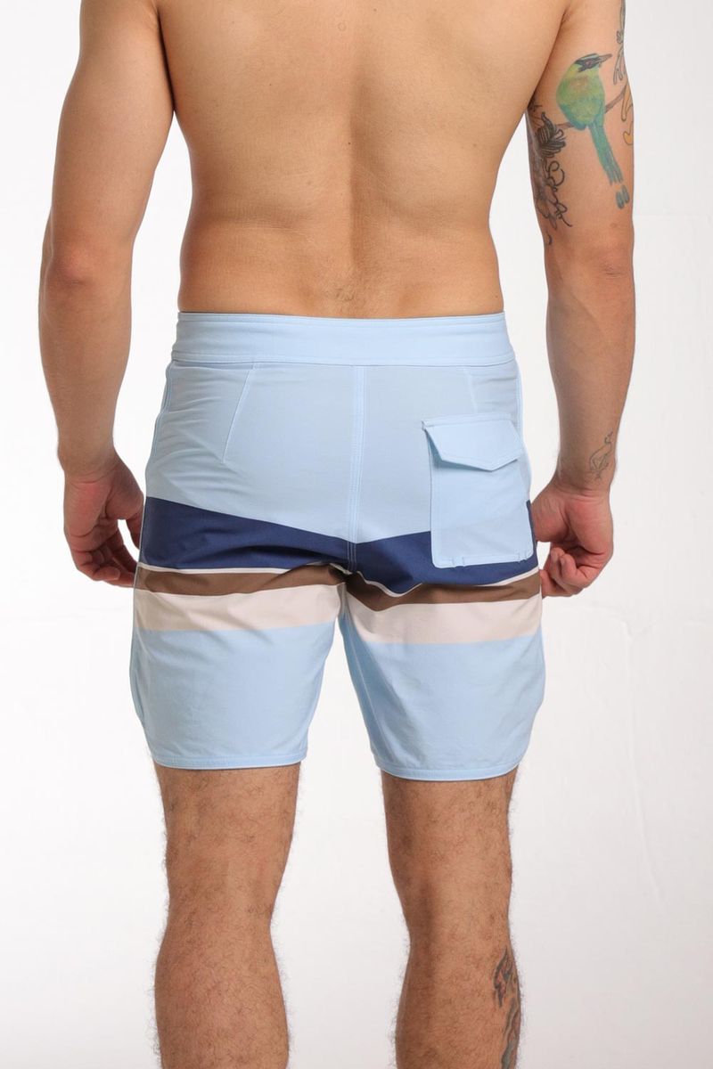 Pantaloneta Banzai Line Scallop 18 Pulgadas Multicolor Hombre