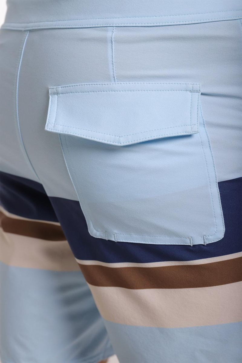 Pantaloneta Banzai Line Scallop 18 Pulgadas Multicolor Hombre