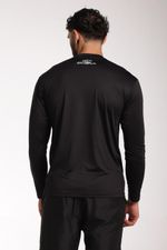 Camiseta Protección Solar Word Logo Negro Hombre