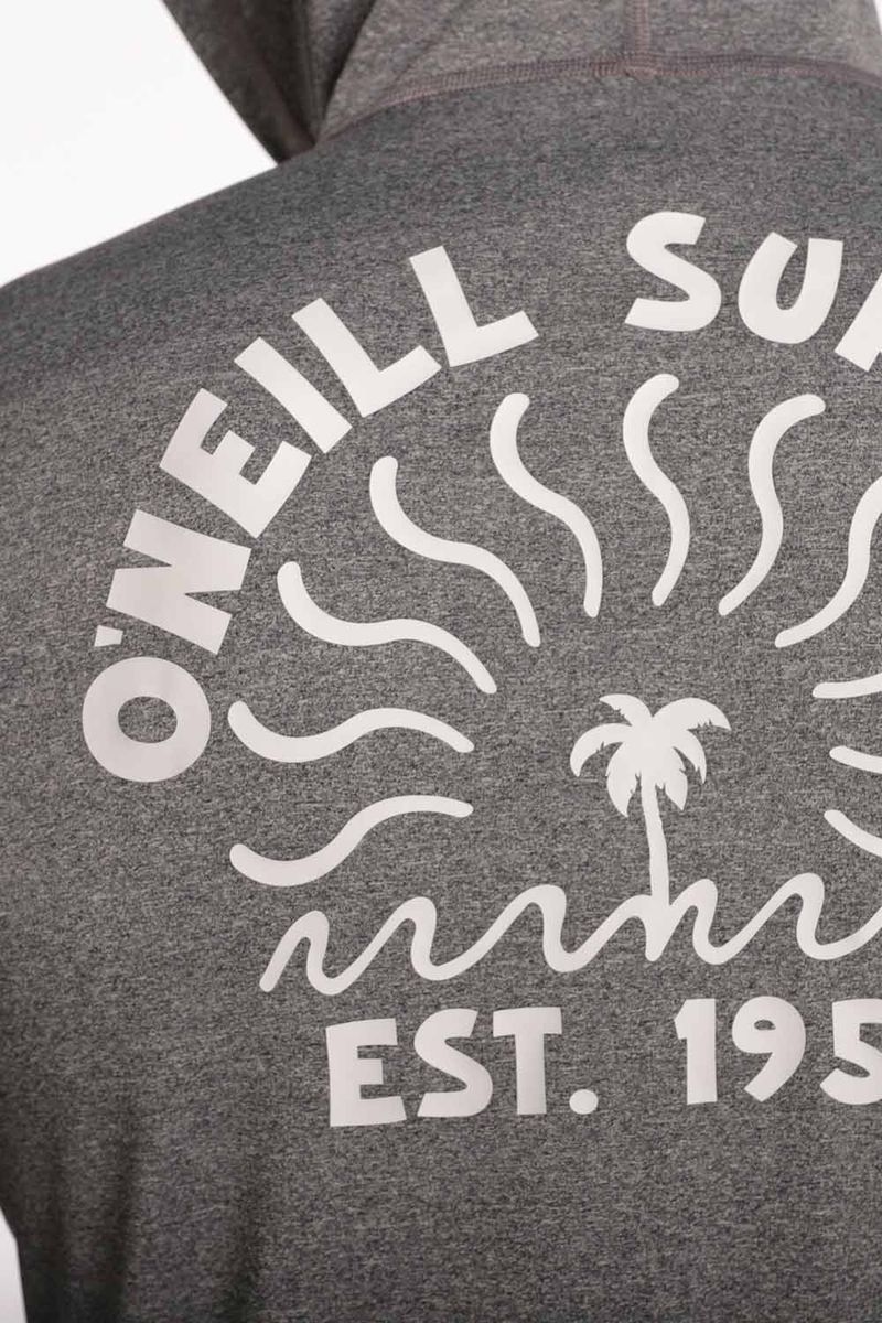 Buzo Hoodie Protección Solar Sun Ray Negro Hombre