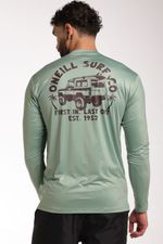 Camiseta Protección Solar Axel Rad Verde Hombre