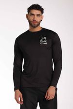 Camiseta Protección Solar Og Undertow Negro Hombre