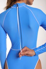 Vestido De Baño Manga Larga Surf Suit Regatta Azul Mujer