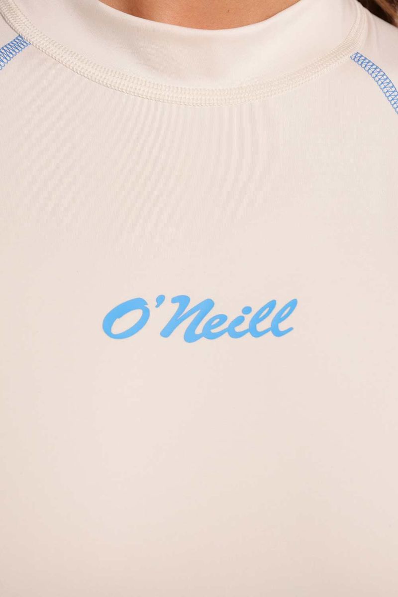 Top De Vestido De Baño Manga Larga Akumal Cafe claro Mujer