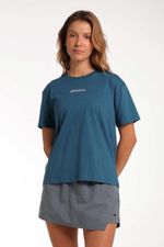 Camiseta Oversize Byron Azul Mujer