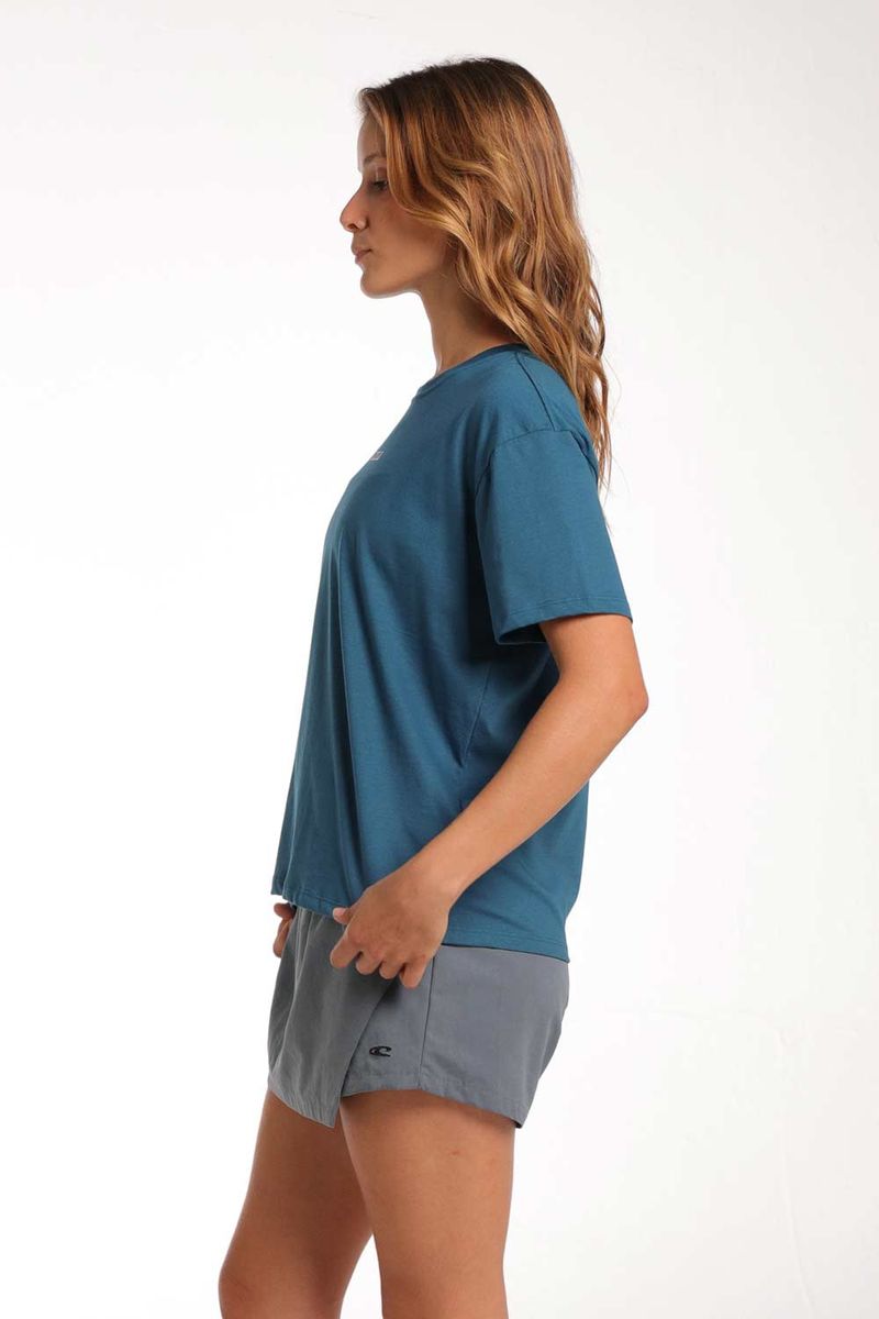 Camiseta Oversize Byron Azul Mujer