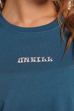 Camiseta Oversize Byron Azul Mujer