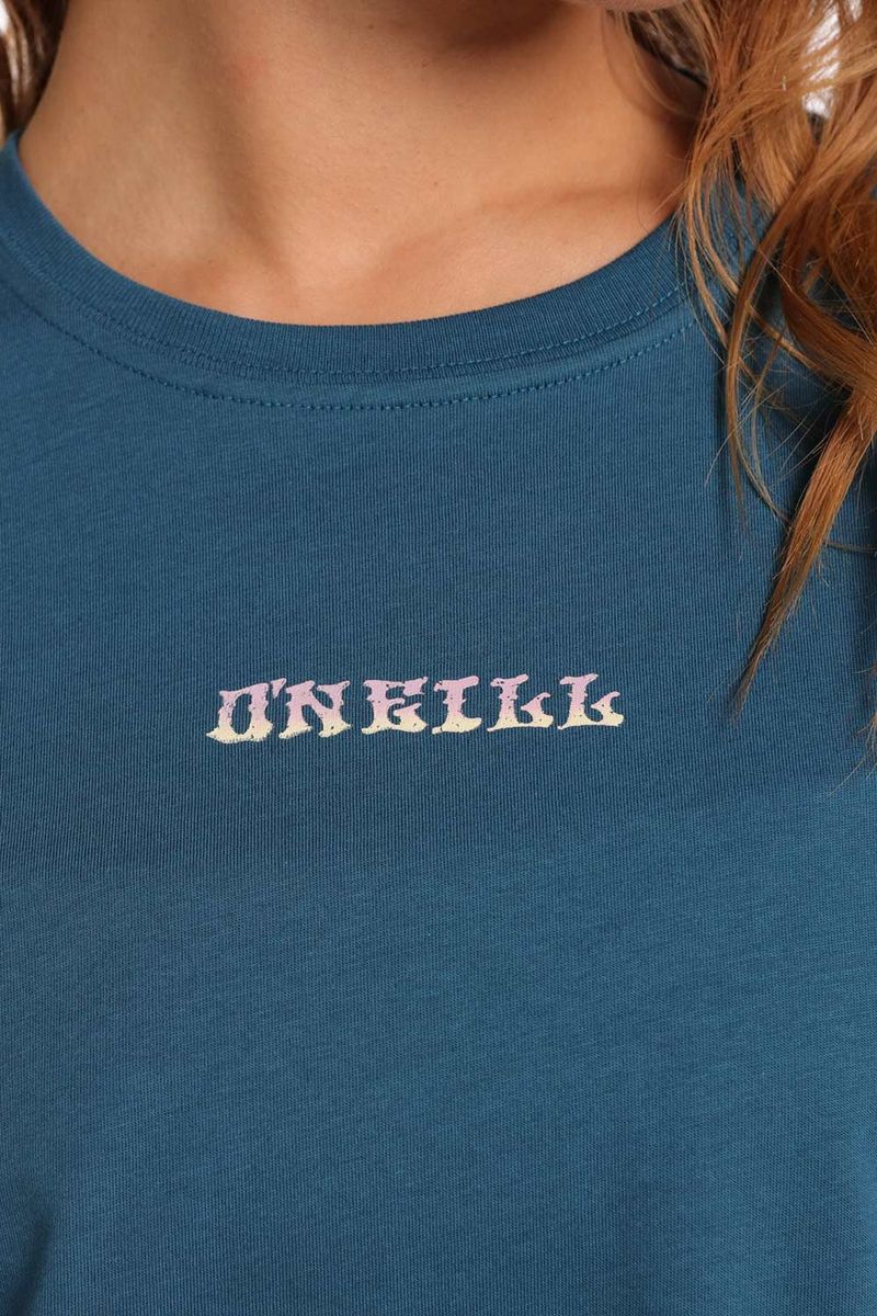 Camiseta Oversize Byron Azul Mujer