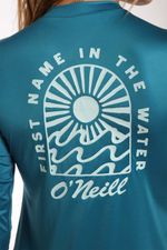 Camiseta Protección Solar Beach Daze Verde Mujer