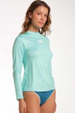 Camiseta Protección Solar Boardwalk Verde Mujer