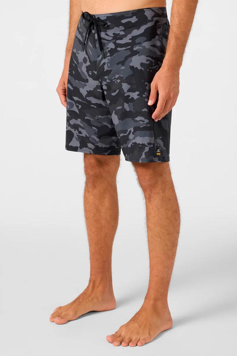 Pantaloneta Hyperfreak Tech Hawaii 19 Pulgadas Negro Hombre