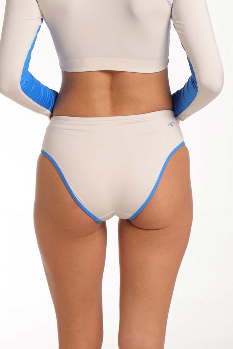 Bottom De Vestido Baño Manga Larga Careyes Ivory Cafe claro Mujer