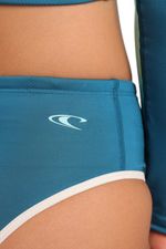 Bottom De Vestido De Baño Manga Larga Careyes Cadet Blue Verde Mujer