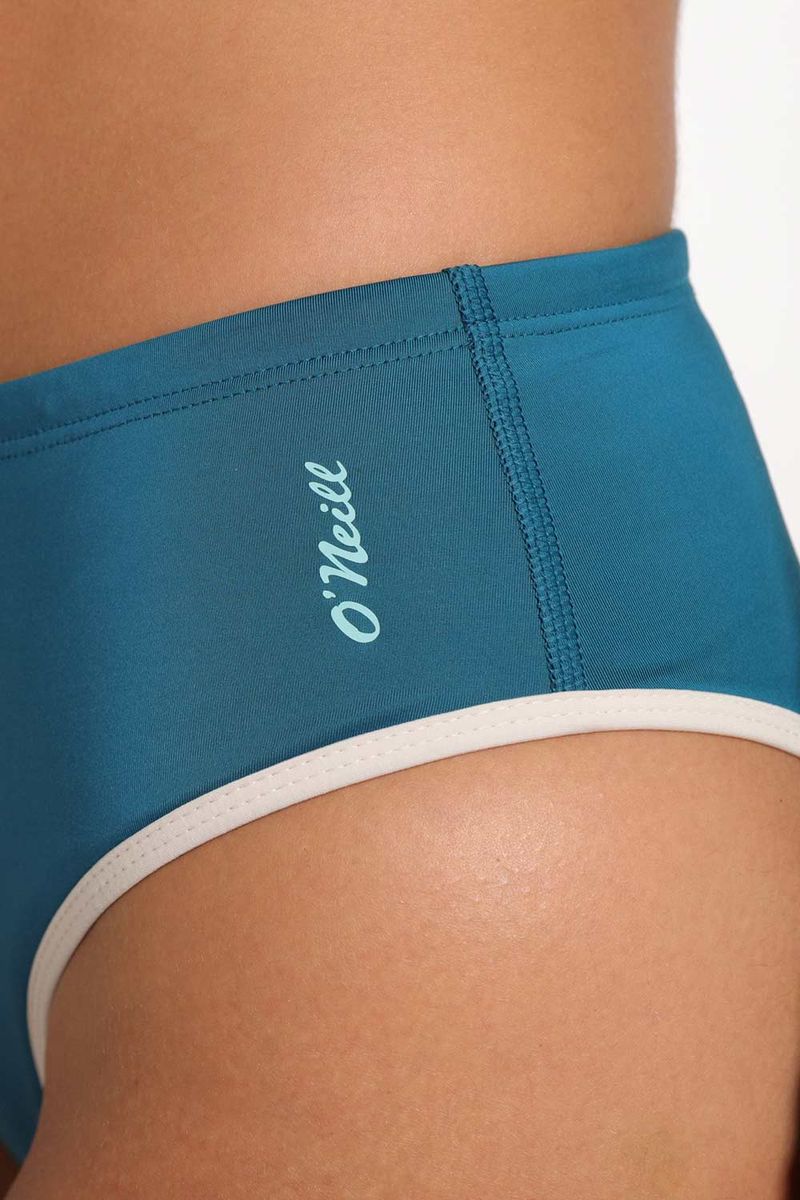 Bottom De Vestido De Baño Manga Larga Careyes Cadet Blue Verde Mujer