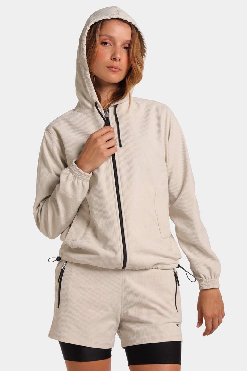 Chaqueta Cocora Trail Beige Mujer