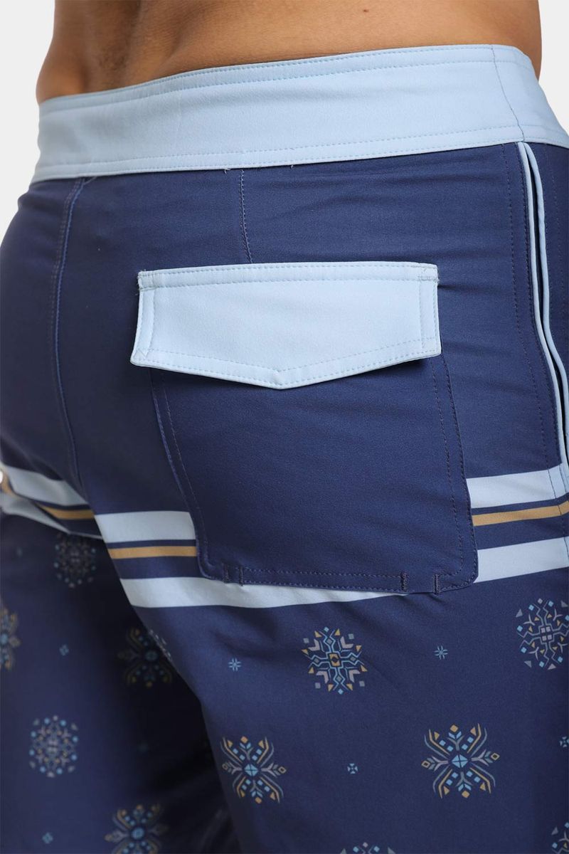 Pantaloneta Scallop Boss Ditsy 18 Pulgadas Multicolor Hombre