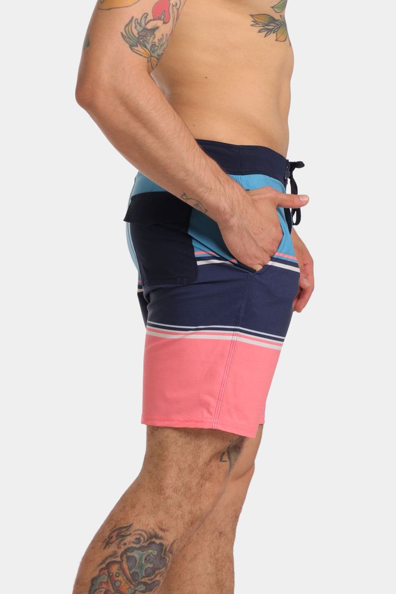 Boardshort Lennox Original Cali 19 Pulgadas Multicolor Hombre